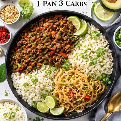 Image of Weeknight Thai Beef 1 Pan 3 Carbs