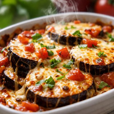 Image of Weight Watcher Easy Cheesy Eggplant Casserole 3 Ww Points