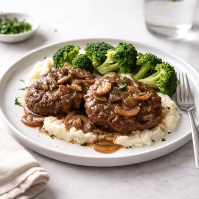 Image of Weight Watcher Quick Easy Salisbury Steak
