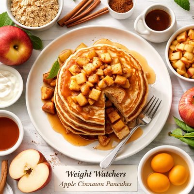 Image of Weight Watchers Apple Cinnamon Pancakes