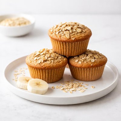 Image of Weight Watchers Banana Oat Muffins