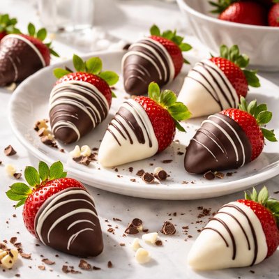 Image of Weight Watchers Black and White Strawberries