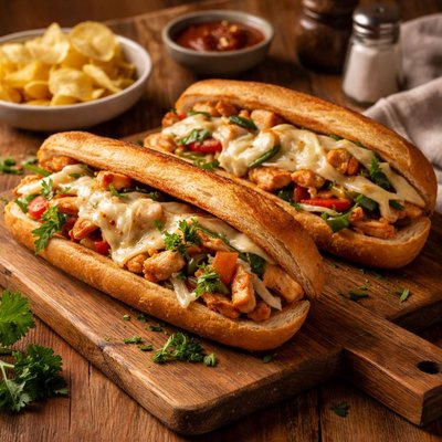 Image of Weight Watchers Chicken Cheese Steaks