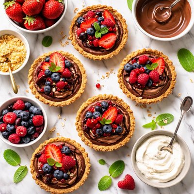 Image of Weight Watchers Chocolate Berry Tarts