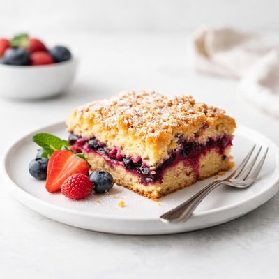 Image of Weight Watchers Dump Berry Cake