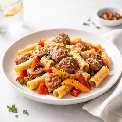Image of Weight Watchers Italian Sausage and Pepper Pasta