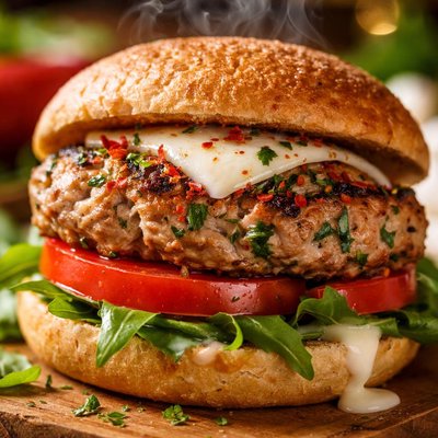 Image of Weight Watchers Italian Turkey Burgers