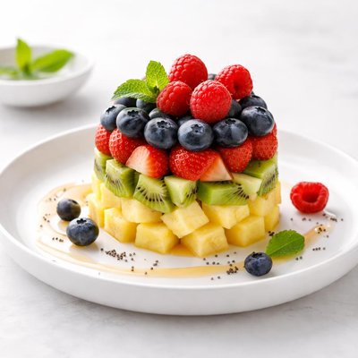 Image of Weight Watchers Layered Fruit Salad