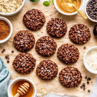 Image of Weight Watchers No Bake Chocolate Oatmeal Cookies