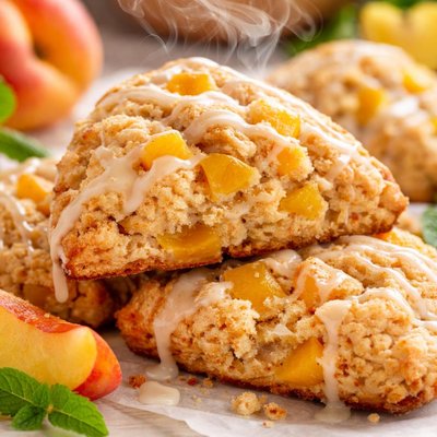 Image of Weight Watchers Peach Scones