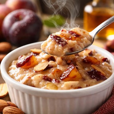 Image of Weight Watchers Plum Amaretto Pudding