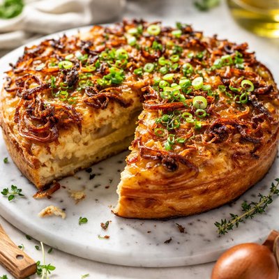 Image of Welsh Onion Cake