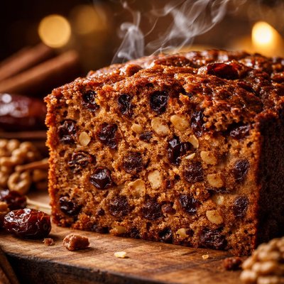 Image of Welsh Raisin Date Nut Cake Bara Brith