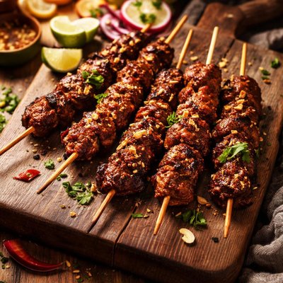 Image of West African Meat Kebabs