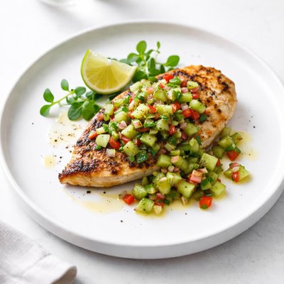 Image of West Coast Chicken with Kiwi Salsa