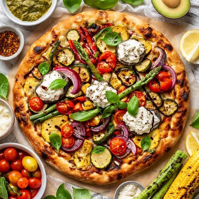 Image of West Coast Grilled Vegetable Pizza