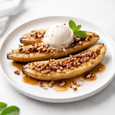 Image of West Indes Baked Bananas Guineos Al Horno