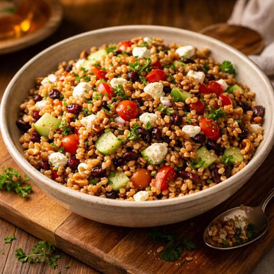 Image of Wheat Berry Salad with Goat Cheese