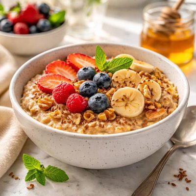 Image of Wheat Bran and Fruit Hot Cereal