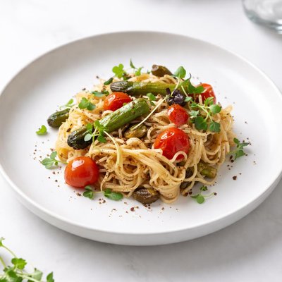 Image of Wheat Noodle Kugel with Vegetables