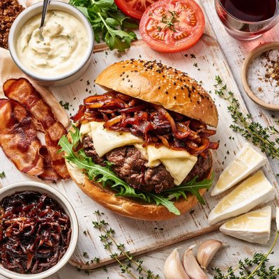 Image of Whine and Cheese All the Thyme Burger