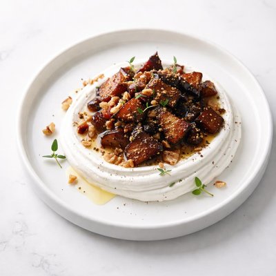 Image of Whipped Brie Appetizer with Peppered Fig Compote