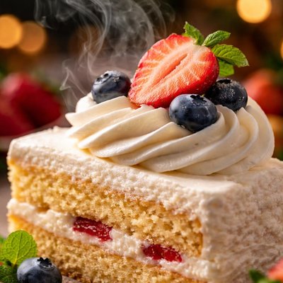 Image of Whipped Cream Cake