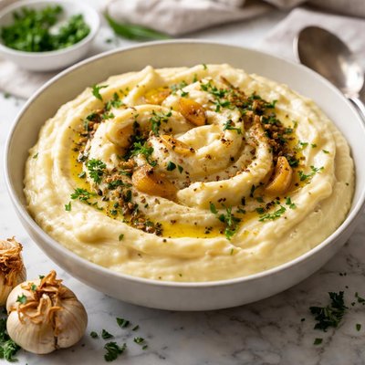 Image of Whipped Parsnips with Roasted Garlic
