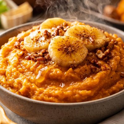 Image of Whipped Sweet Potatoes and Bananas with Honey