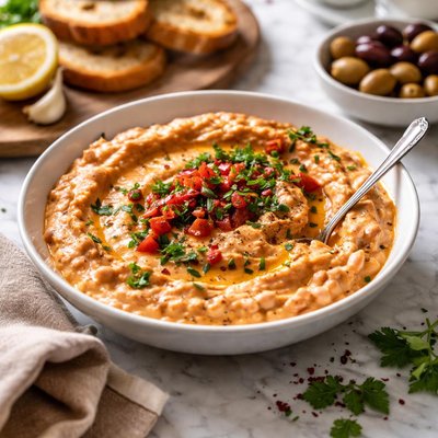 Image of White Bean and Red Pepper Spread