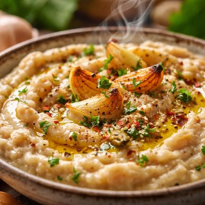 Image of White Bean and Roasted Garlic Dip