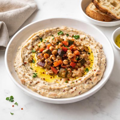 Image of White Bean and Roasted Vegetable Spread