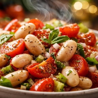 Image of White Bean and Tomato Salad