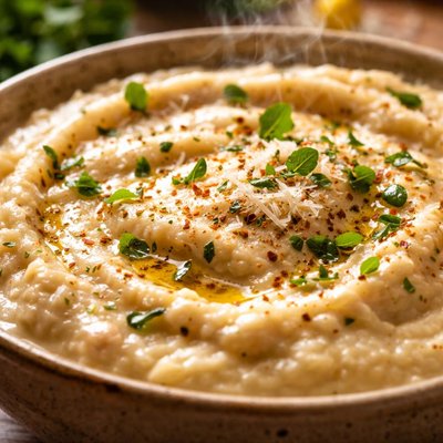 Image of White Bean Dip with Oregano and Parmesan Cheese