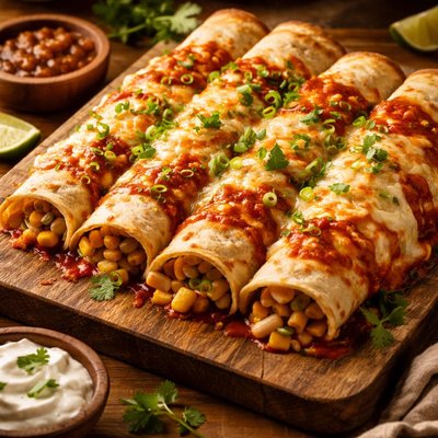 Image of White Bean Enchiladas