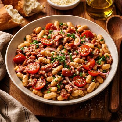 Image of White Bean Pancetta Salad