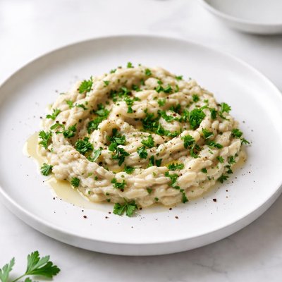 Image of White Bean Parsley and Garlic Mash