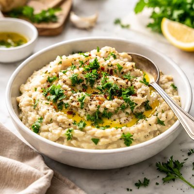 Image of White Bean Parsley Garlic Mash
