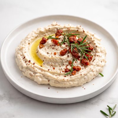 Image of White Bean Rosemary and Sun Dried Tomato Spread