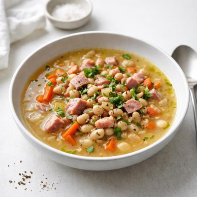 Image of White Bean Soup with Ham