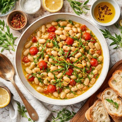 Image of White Beans with Tarragon