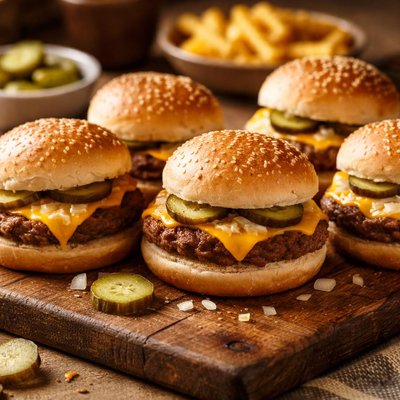 Image of White Castle Cheeseburger Slyders Copycat