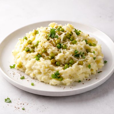Image of White Cheddar Green Chili Mashed Potatoes