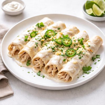 Image of White Chicken Enchiladas
