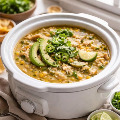 Image of White Chili Crock Pot