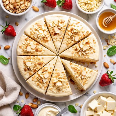 Image of White Chocolate Almond Cake