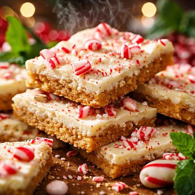 Image of White Chocolate and Peppermint Cookie Brittle