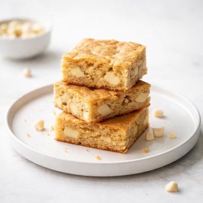 Image of White Chocolate Blonde Brownies