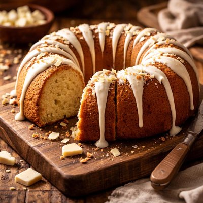Image of White Chocolate Bundt Cake Scratch
