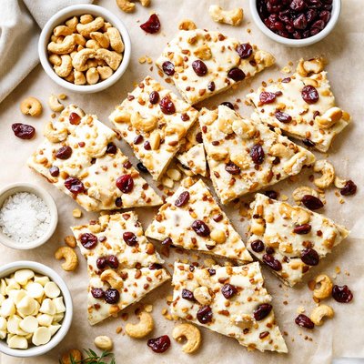 Image of White Chocolate Cashew Brittle